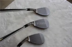 Качество SM6 клинья Vokey дизайн гольф-клубов Sand Lob Wedge50/52/54/56/58/60 градусов стальной вал S200 с головкой крышка клюшки