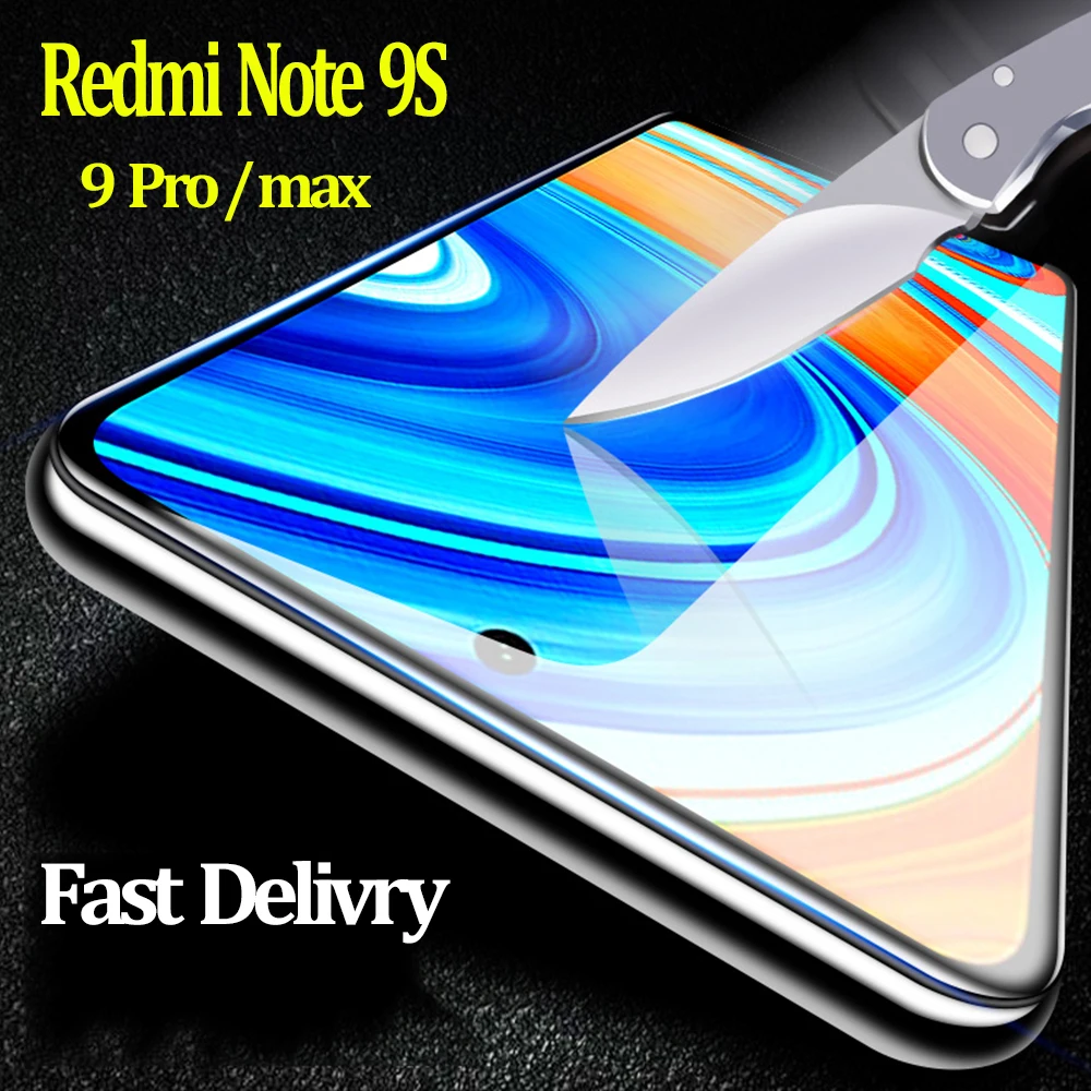 

9H Armor Scratch Proof Tempered Glass Xiaomi Redmi Note 9/9s Screen Protector Redmi Note 7 8T Pro Note-9 S note9s Front FIilm