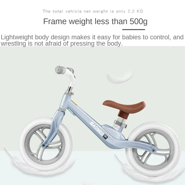 Children's Balance Slide Car Pedal Walk Child Baby Walkers Glided Car Children Doki Toy 2021 Alcoa Alloy Material 4