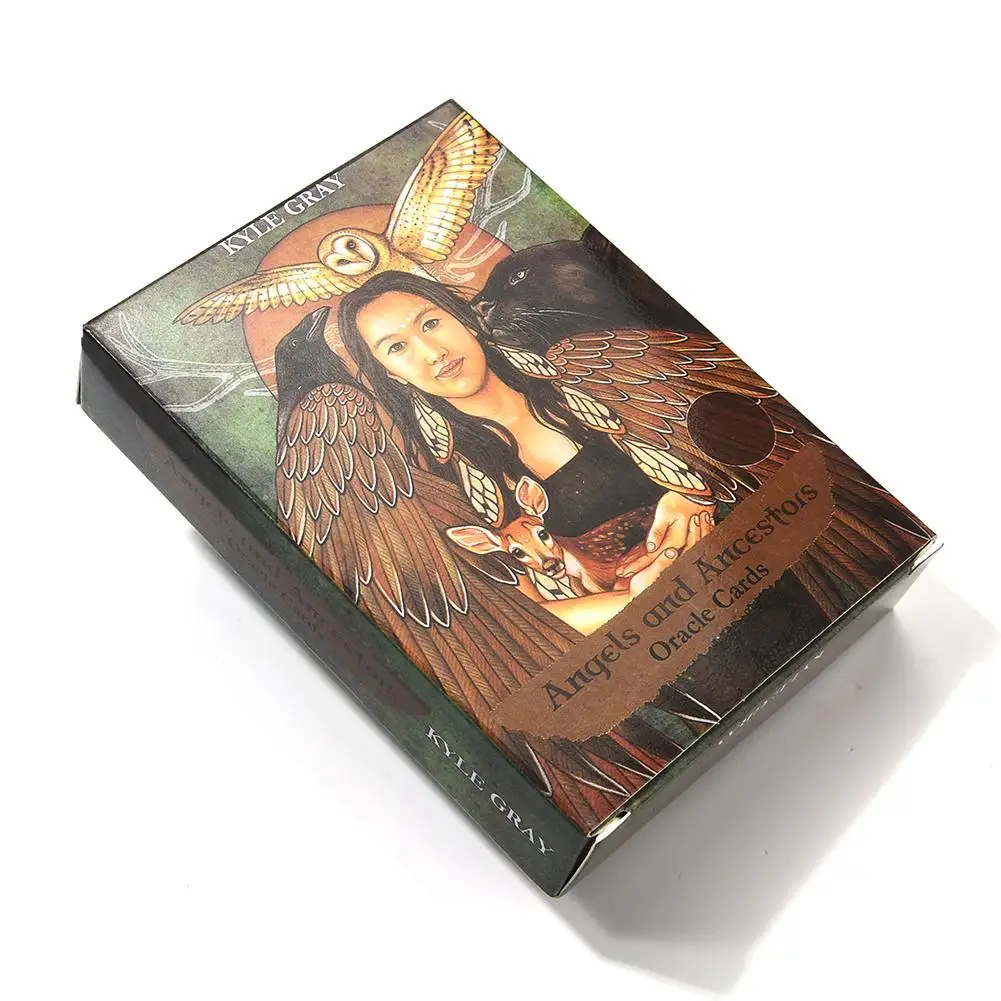 

55 Sheets Angels And Ancestors Oracle Cards Board Game Tarot Card English Version Playing Card Tarot Board Game Cards