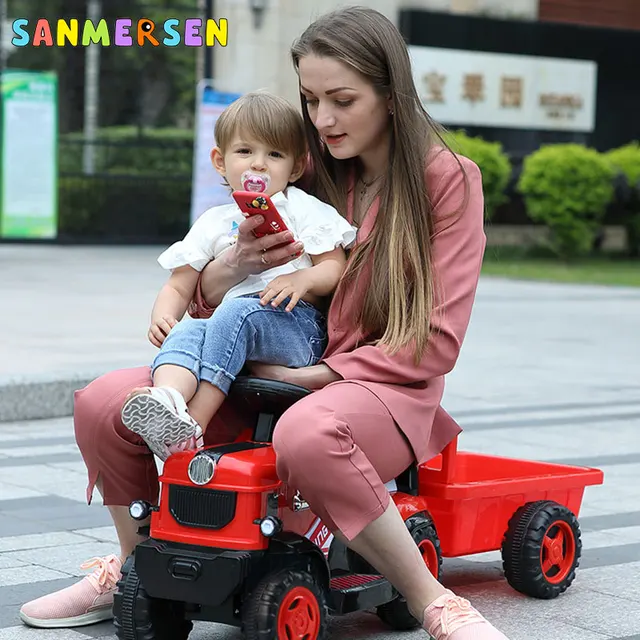 Children Electric Off-road Car Automobile Charging 4 Wheels Motorcar Ride On Cars For Kids Electric Tractor Boy Birthday Present 3