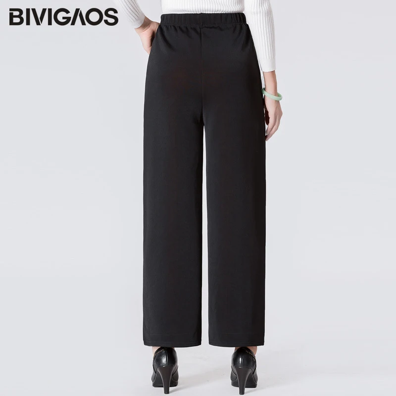 BIVIGAOS 2019 новые женские Мода и досуг свободные удобные повседневные брюки среднего