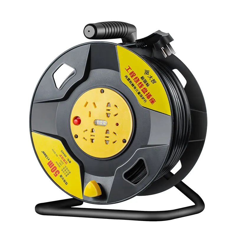 

Dazhi Mobile/portable High-Power Cable Reel Spool Open Winding Roll Drum Cable Winding Plate Extension Line Socket