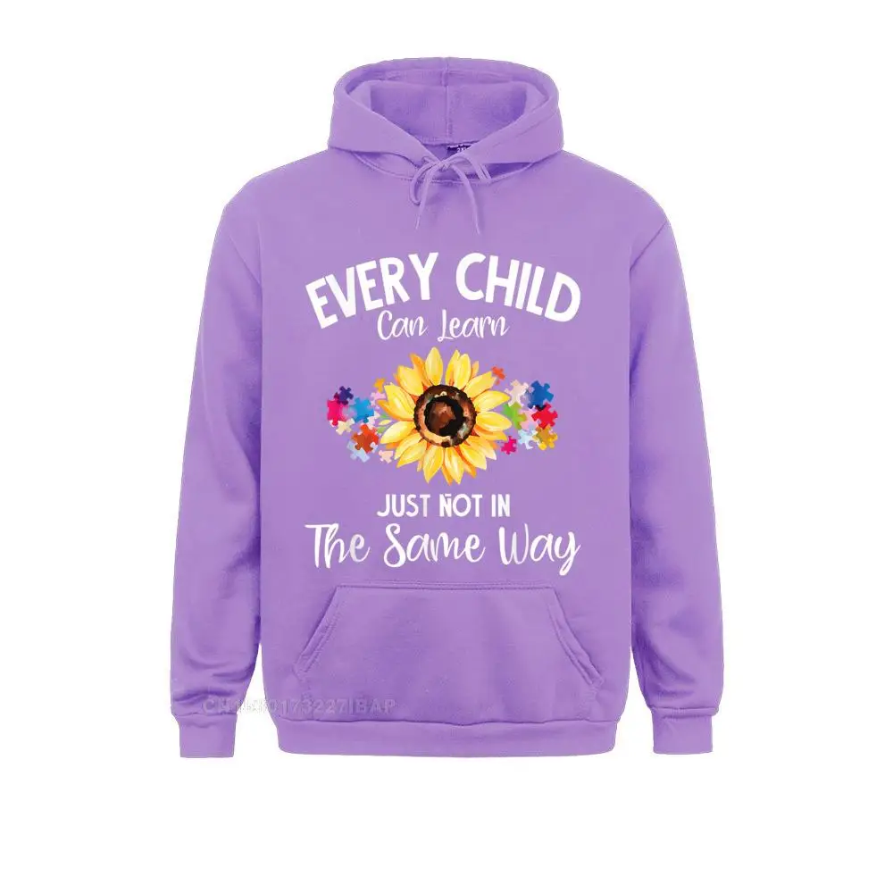 Special Education Teacher Gift Every Child Learns Special Ed Mens Hoodies Printed Sweatshirts Leisure Clothes New Design
