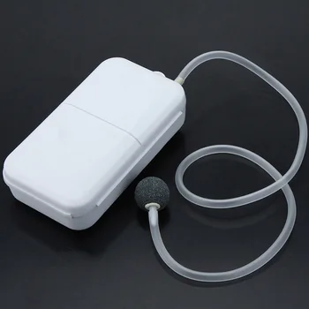 

Newest Portable Air Pump Fishing Aerator Oxygenated Live Bait Aquarium Battery Powered