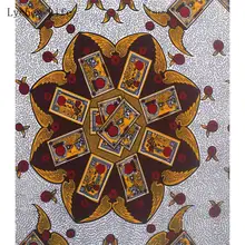 Lychee Life Анкара Африканский павлин цветочный принт ткань высокое качество настоящий воск ткань для женщин платье Diy Лоскутные материалы