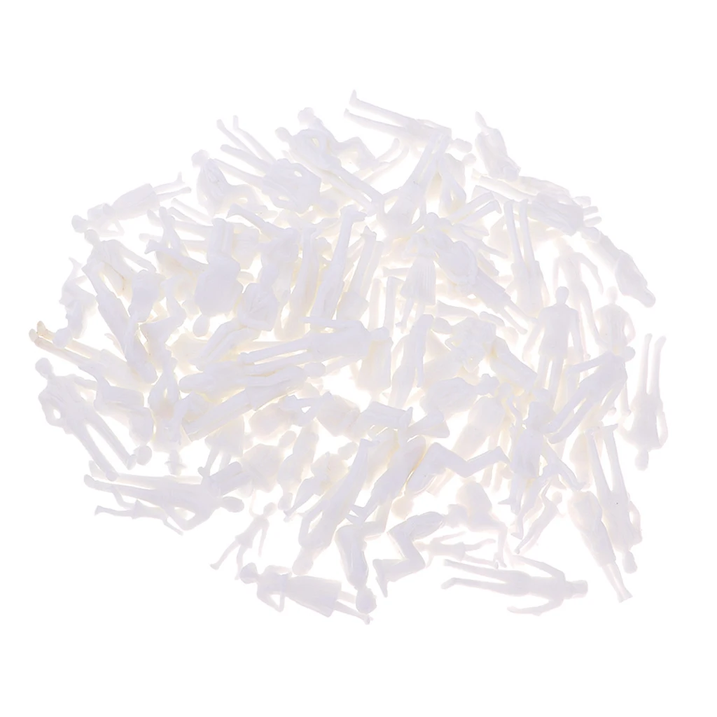 20x 1/42 Model Sitting Postures People Train Park Street Layout Landscape Decor