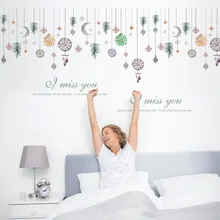 SK9311 модные креативные красивые наклейки на стену diao lian наклейки Съемная гостиная диван тв задний план декоративные наклейки