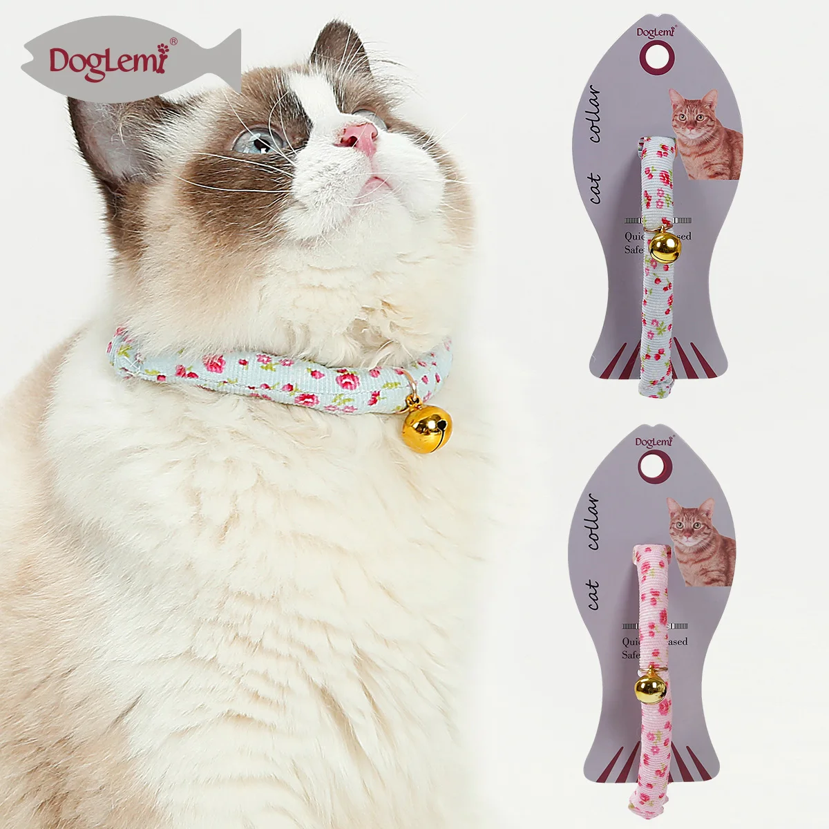 Ошейники для домашних животных Pet регулируемые ошейники для собак с подвесками в форме колокольчиков и Цепочки и ожерелья воротник для щенков, собак, ошейники для кошек товары для домашних животных, собаки аксессуары