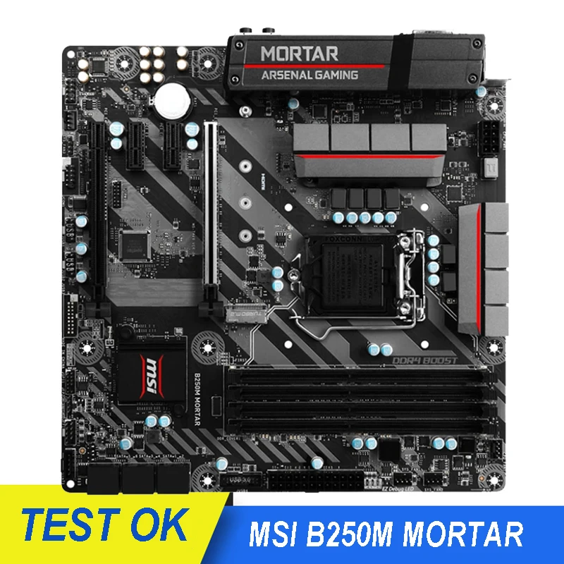 Материнская плата для MSI B250M материнская LGA 1151 DDR4 PCI-E 3 0 настольного ПК B250 Intel ЦП 64 ГБ