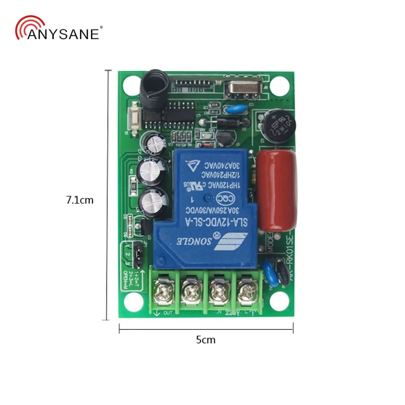 Universal Remote Relay Control AC220V Light Switch Remoet Control Receiver Transmittert For Smart Home 433mhz Antenna Rf Emitter