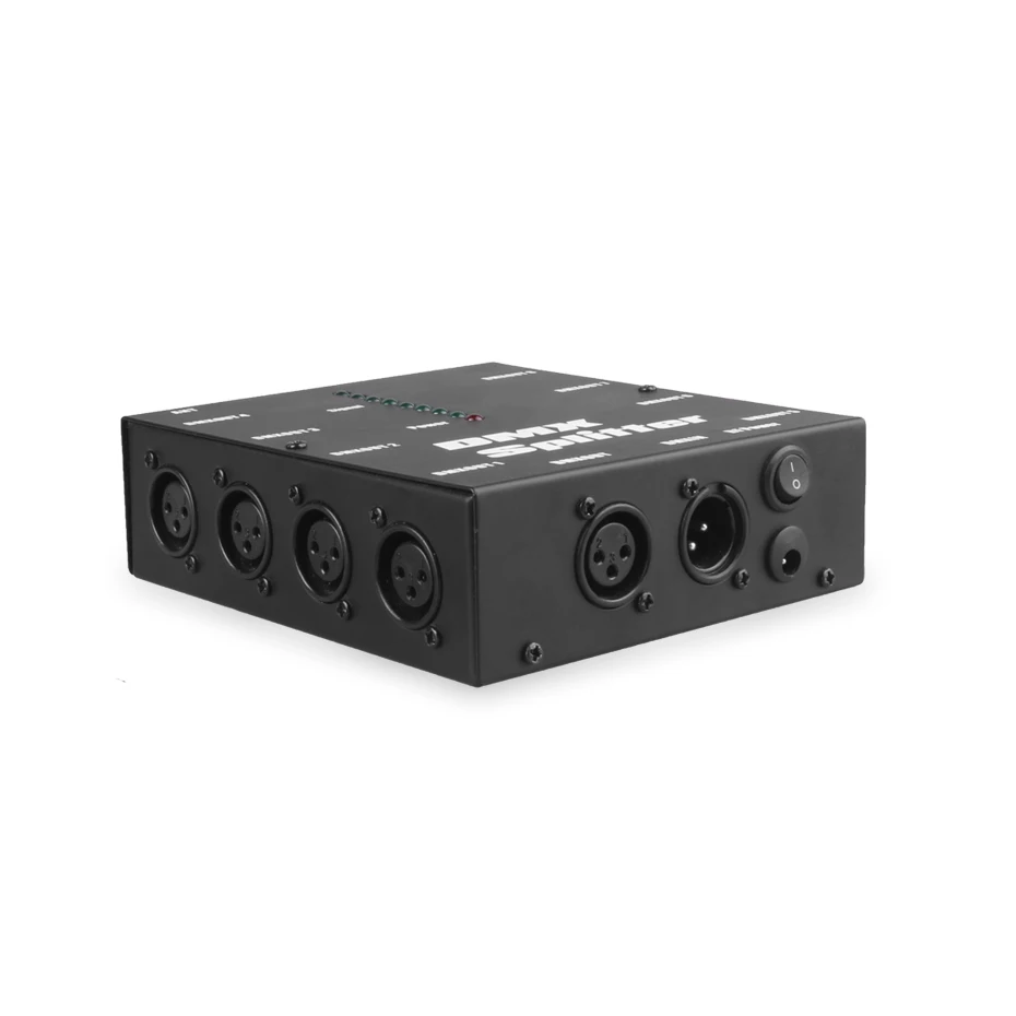 8 способ DMX сплиттер изолированный 3Pin DMX 512 оптический сплиттер Istribution усилитель для DJ Дискотека Свадьба DMX сценический эффект освещения