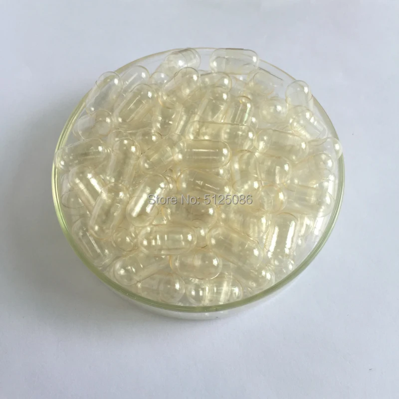 

Short Fat Size 00 Empty Capsules!Clear Empty Medicine Powder Capsules,Transparent Gelatin Hollow Separated Cosmetic Capsules