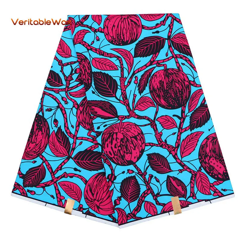 Полиэстер воск принты ткань Анкара Новое bintareal воск высокое качество 6 ярдов африканская ткань для вечерние платье FP6125