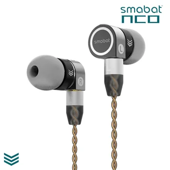 

Smabat NCO Metal Earbud 8mm Graphene Diaphragm Dynamic Driver HIFI Bass In Ear Earphone Detach MMCX ST10s M1Pro TINHIFI T4 P1