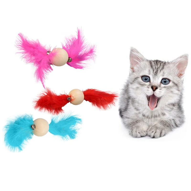 Игрушки для кошек цветные яркие питомцы дразнилка котенка игрушки сменный