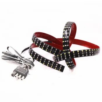 

Car Light 324LED Tailgate Bar Strip 3Row Reverse Brake Signal Tail Luminous Bulb