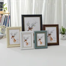 Элегантные рамки для фотографий настольный стол декор из смолы фоторамка с прозрачным органическим стеклом Свадебные Семейные фоторамки 5 размеров