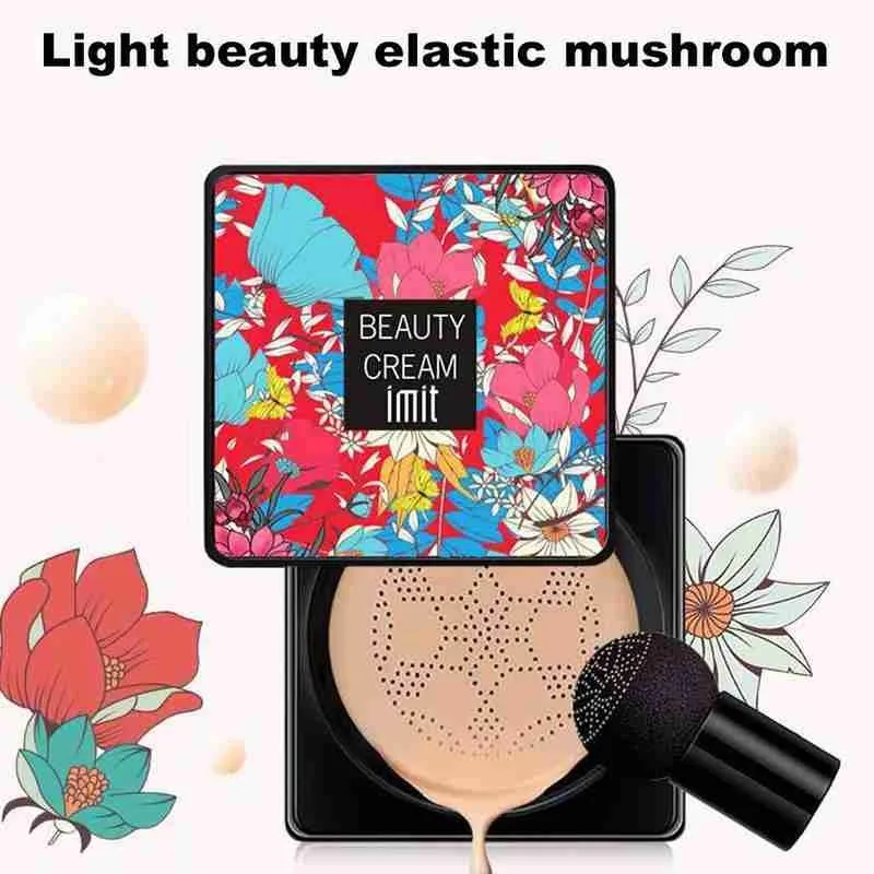 Mushroom Head Air Cushion CC Cream Natural Moisturizing Makeup Oil-control Foundation Cosmetics Cream Concealer BB Whitening