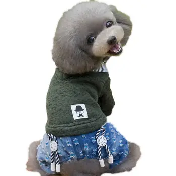 

Pet Dog Sweaters For Autumn Winter Warm Fleece Knitting Crochet Clothes For Dog Plus Size