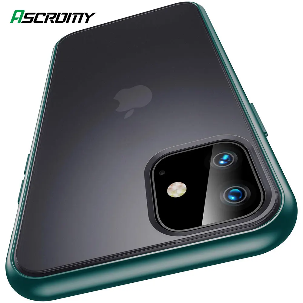 Матовый чехол для iPhone 11 Pro Max XS X XR 8 Plus 7 6 6S iPhone11 гибридный противоударный
