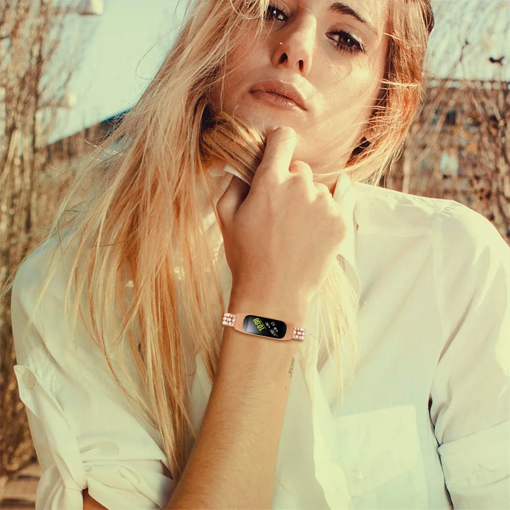 30# ремешок из нержавеющей стали для samsung Galaxy Fit-e ремешок на запястье браслет ремешок для samsung Galaxy Fit-e сменный ремешок
