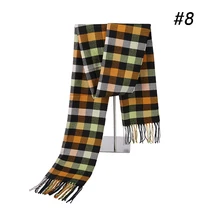 Зимний шарф, Осенние кашемировые шарфы для мальчиков и девочек, Длинные Теплые шарфы