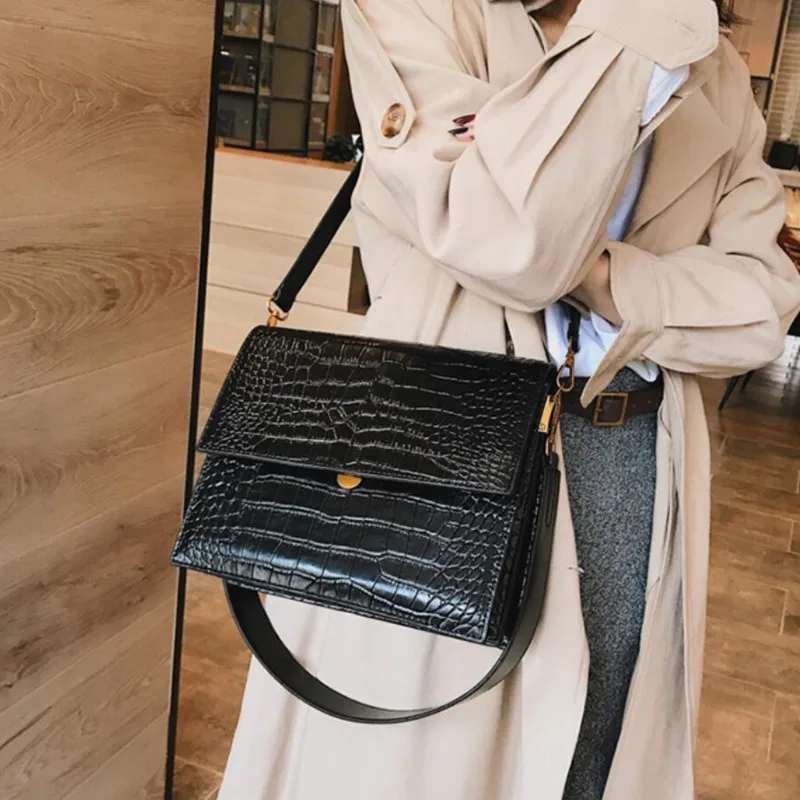  Female Alligator Crossbody Bags For Women 2020 Luxury Handbags Designer Sac A Main Ladies Hand Croc - 4000539918368