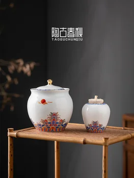 

Coffee Storage Bamboo Box Tea Container Coffee Container Accessories Tea Box Organizer Caja Para Guardar Te Storage Jar BA60TB