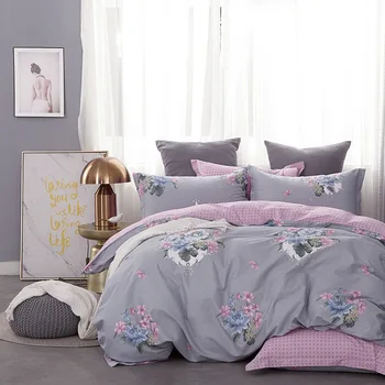 

Bedding Set Floral Pattern 3D Printed Duvet Cover Set Twin Full Queen King Double Sizes Comforter Bedclothes Juego De Cama