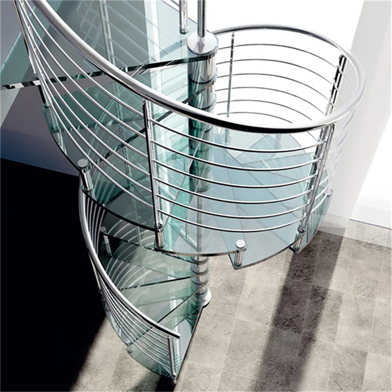 Glass Spiral Staircase