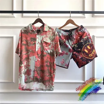 

Just Bieber Drew Bear Printing Shirts Men Women Best Quality Oversized Drew House Shirts