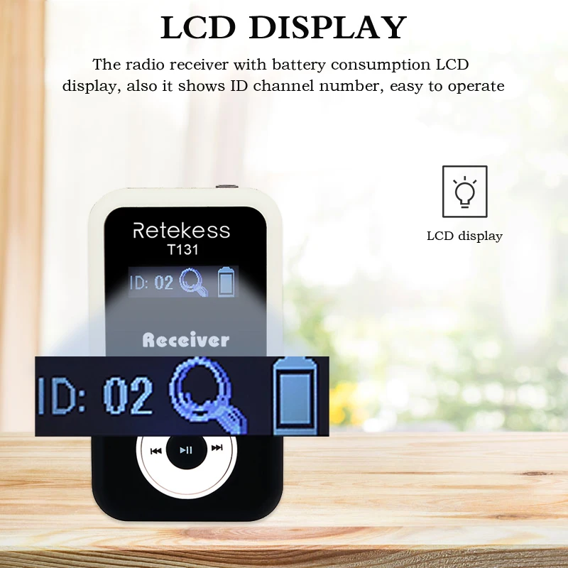 5 Pieces Of RETEKESS T131 Wireless Receivers For