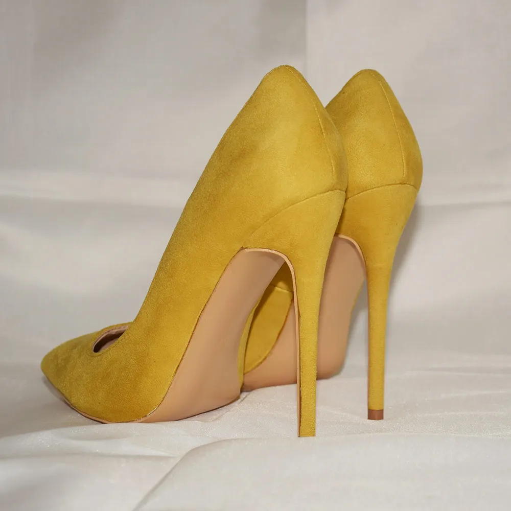 mustard colored pumps
