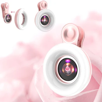 

Macro HD Photography Fill Light for Eyelash Extensions makeup LED Selfie Ring Light Flash Rechargeable Clip Mobile For Phone