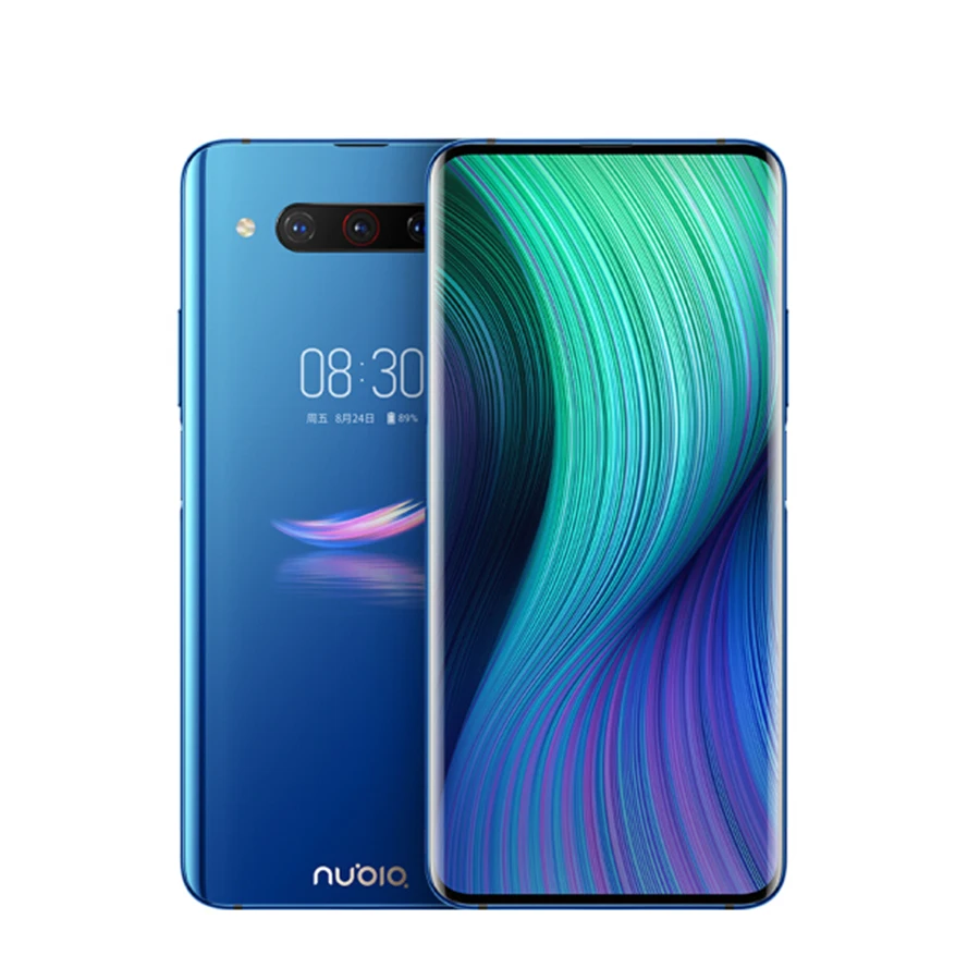 Мобильный телефон ZTE Nubia Z20 LTE версия ЕС 6 42 дюйма 8 ГБ ОЗУ 128 Гб ПЗУ Snapdragon 855 + двойной