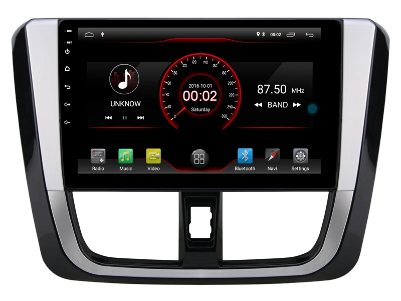 Sale Built in 4G Lte car Intelligent navigation tape recorder 9.0 android car gps radio multimedia player for toyota YARIS 2017 5