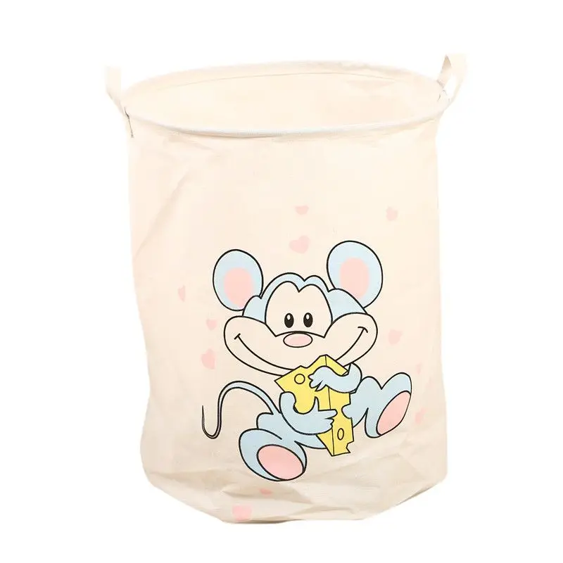 Household Large Capacity Folding Laundry Hamper Bucket Linen Cloth Dirty Clothes Storage Laundry Basket Toy Organizer