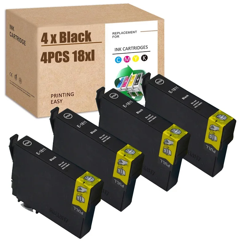 18XL 18 XL Ink Cartridges Remplacement for XP225 XP202 XP205 XP325 XP425 XP305 XP302 XP312 XP402 XP405 XP30 XP212 XP415 XP322 