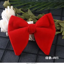 Красные мужские галстуки-бабочки, Одноцветный галстук, регулируемый мужской бархатный галстук для жениха/лучшего Мужчины/свадебной вечеринки, галстук LD2