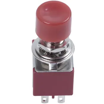 

2 Pcs AC 250V 2A 120V 5A DPDT 2NO 2NC Momentary Push Button Switch
