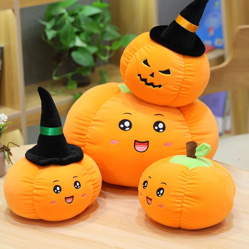

20-50cm Halloween Pumpkin Pillow Doll Plush Toy Demon Halloween Doll Cartoon Pastoral Gift Room Decoration for Children