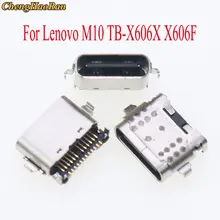 

ChengHaoRan 10pcs Micro USB Type C Connector for Lenovo M10 TB-X606X X606F Tablet Charging Dock USB C USB3.1 Charge port socket