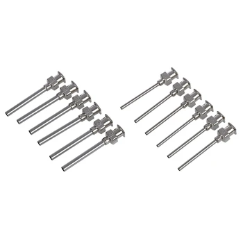 

12pcs Stainless Steel Luer Lock Dispensing Needle Tip - 6pcs 12 Gauge & 6pcs 15 Gauge