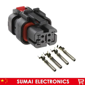 

AMP/TE 4 Pin Auto 776524-1 sensor plug,Circuit repair pressure sensor plug for Excavator Carter E320D/C6 etc.