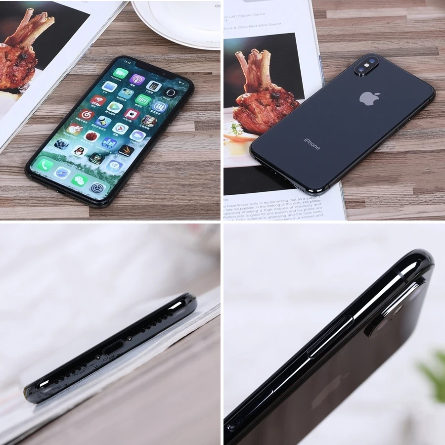 Original iOS Apple iPhone X Face ID 64GB/256GB ROM 3GB RAM Hexa Core A11 5.8\