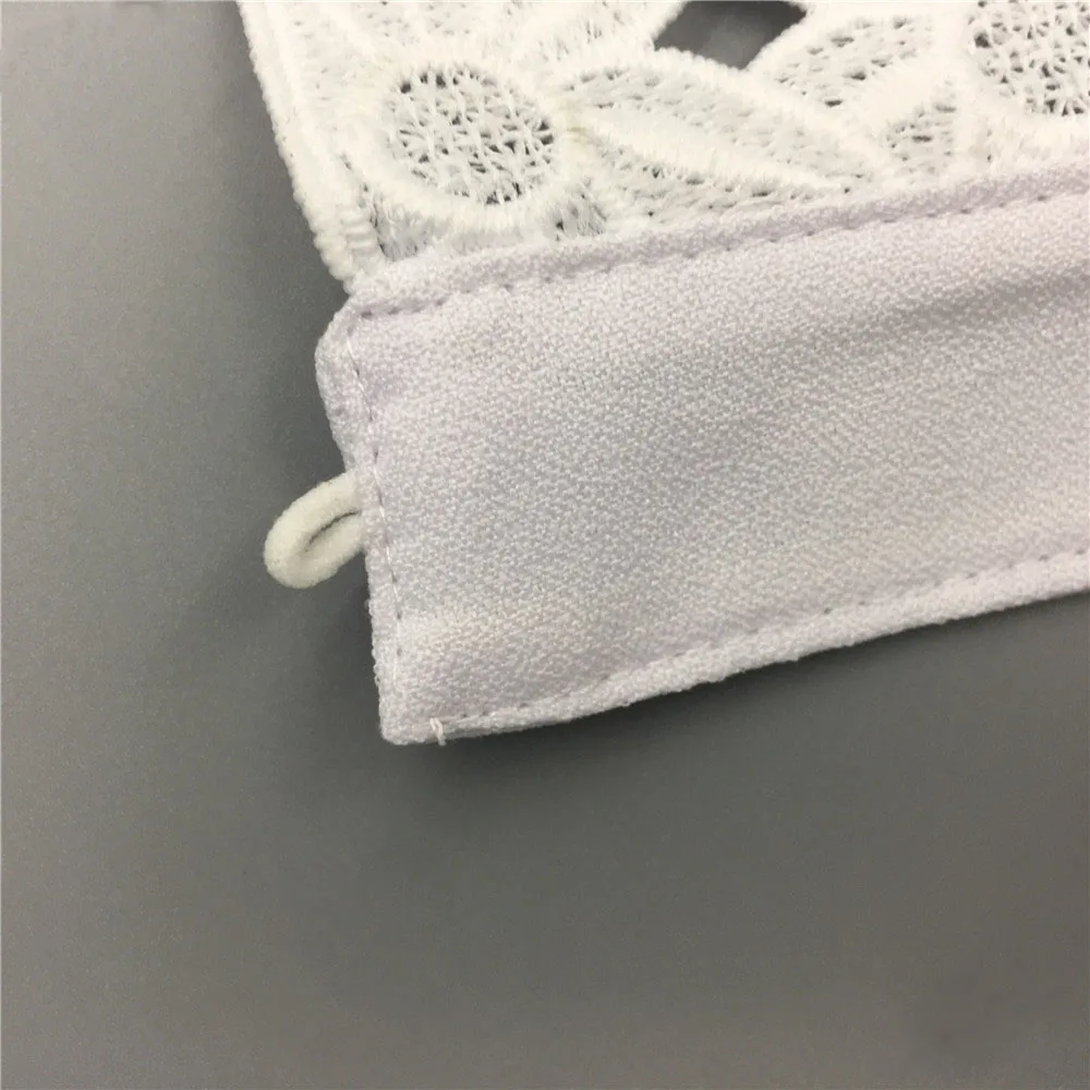 Embroidery Pearl Three-dimensional Flower Lace Collar DIY Decorative Dress lace garment accessories lace decoration lace accessories lace sewing accessories clothing accessories clothing craft accessories