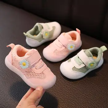 

New Baby Sneakers 2020 Fashion Children Flat Shoes Infant Kids Baby Girls Boys Solid Stretch Mesh Sport Run Sneakers Shoes