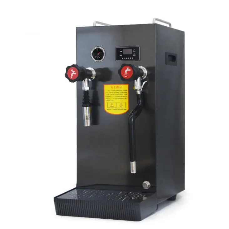 220V black 8 л коммерческий нагреватель воды машина для кипячения воды машина для молочной пены машина для молочного чая машина для водяного котла - Цвет: 220V black