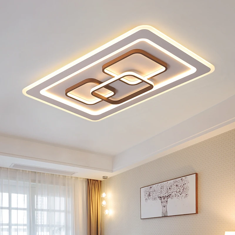Современные светодиодные потолочные лампы для спальни гостиной lustre de plafond